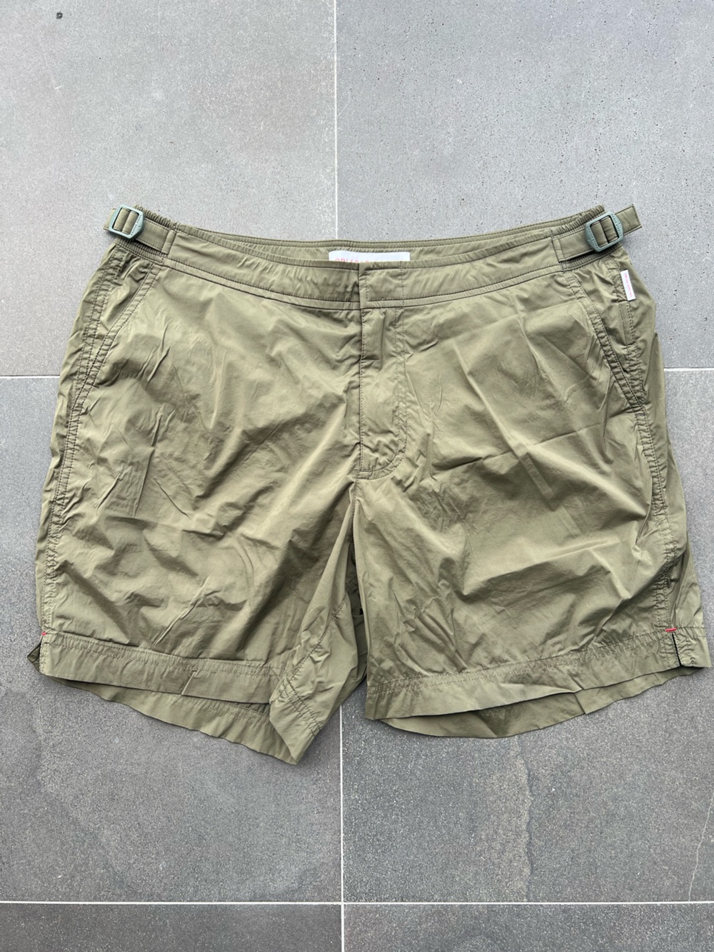 Orlebar Brown Olive Bulldog Sport Swim Shorts